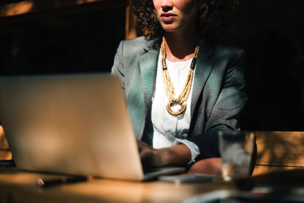 woman at work