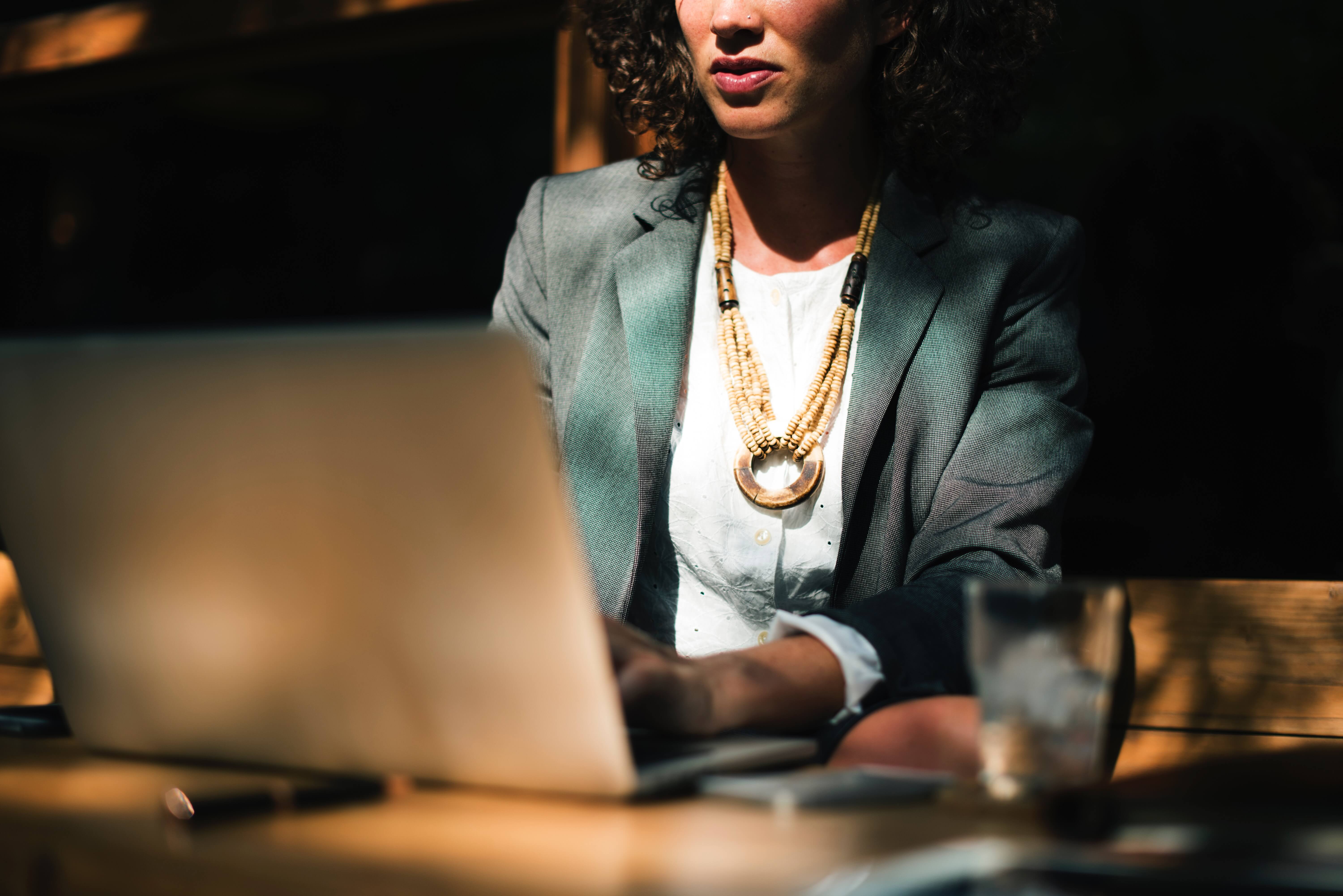 woman at work