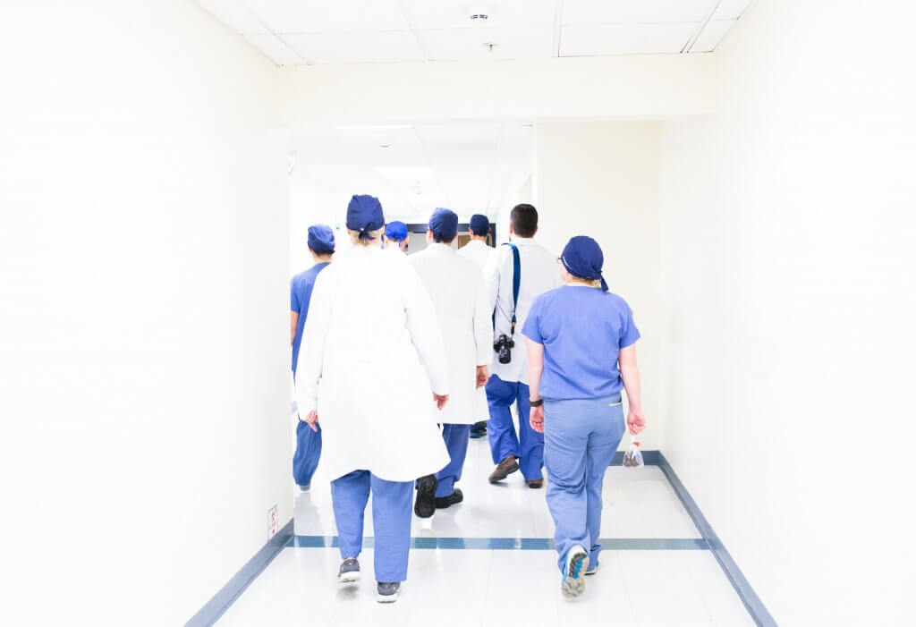 doctors in a hospital