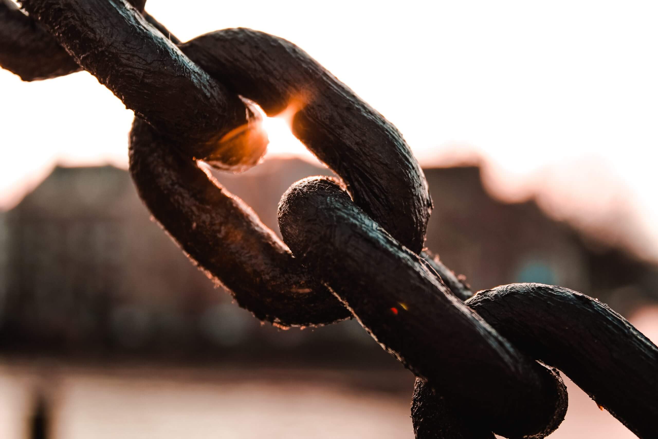Supply chain, representing third-party and supplier security risk.