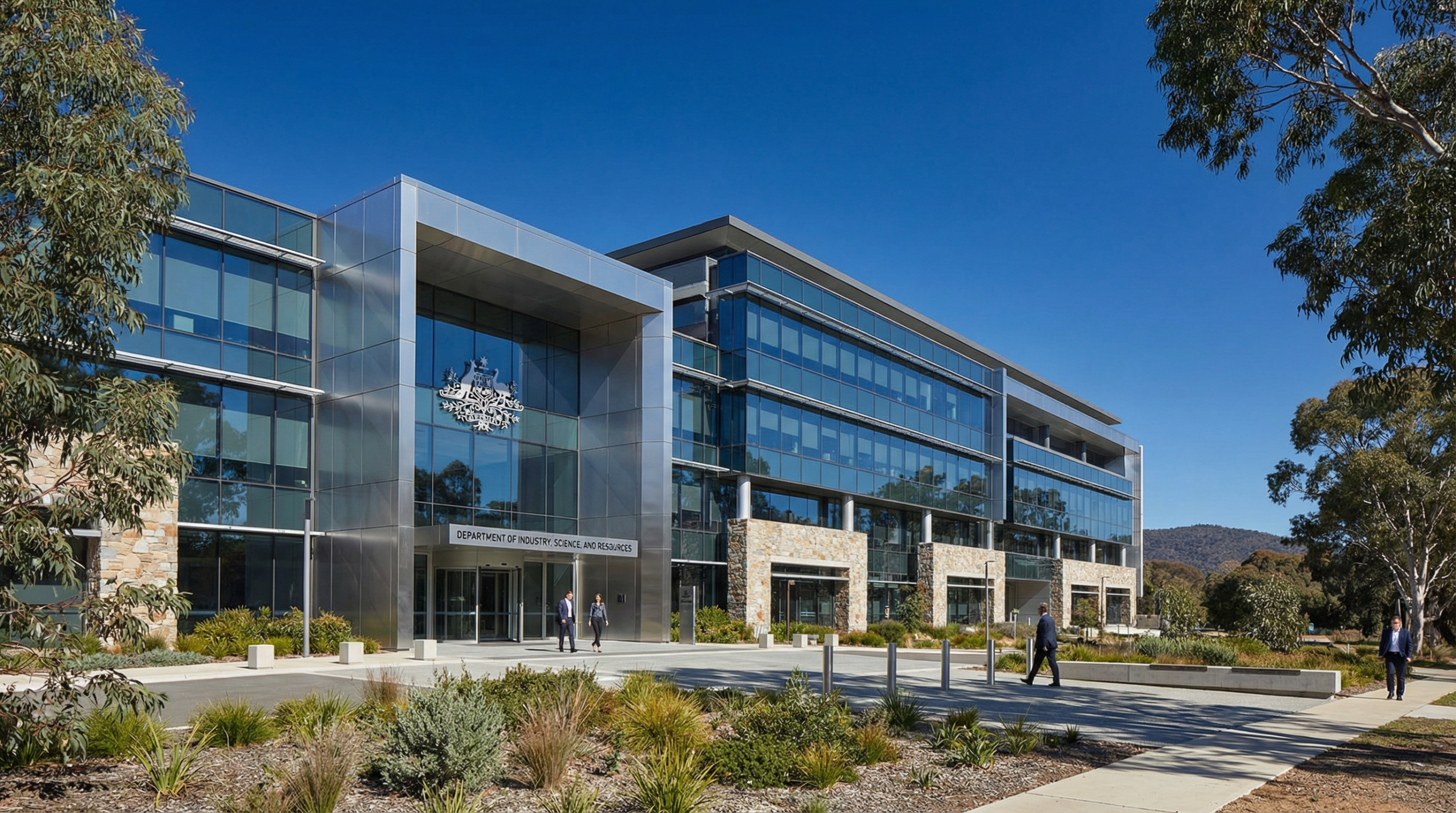 Australian Government building in Canberra, representing the regulatory frameworks Australian organisations meet.