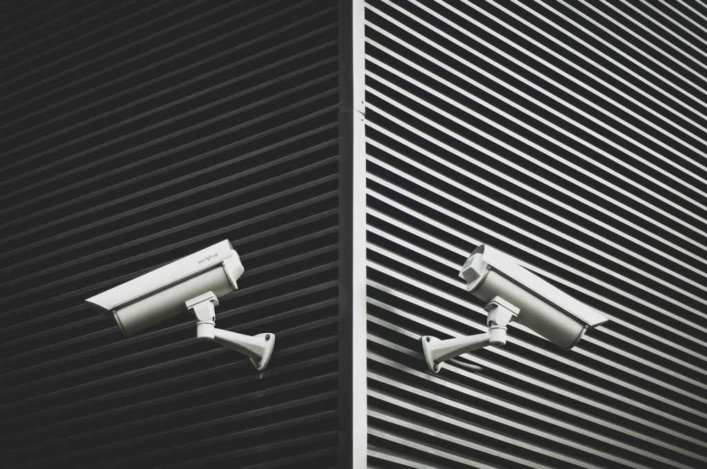 CCTV cameras on a building