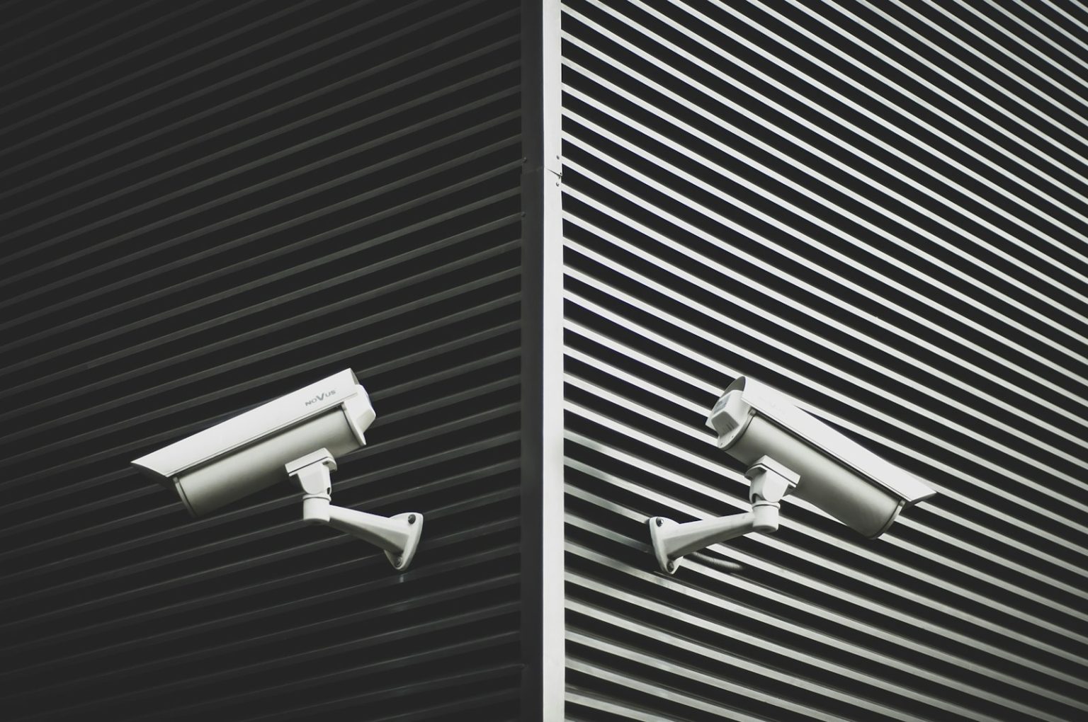 CCTV cameras on a building