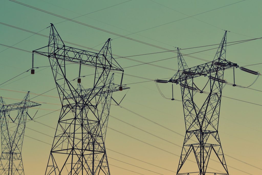 Electricity transmission towers