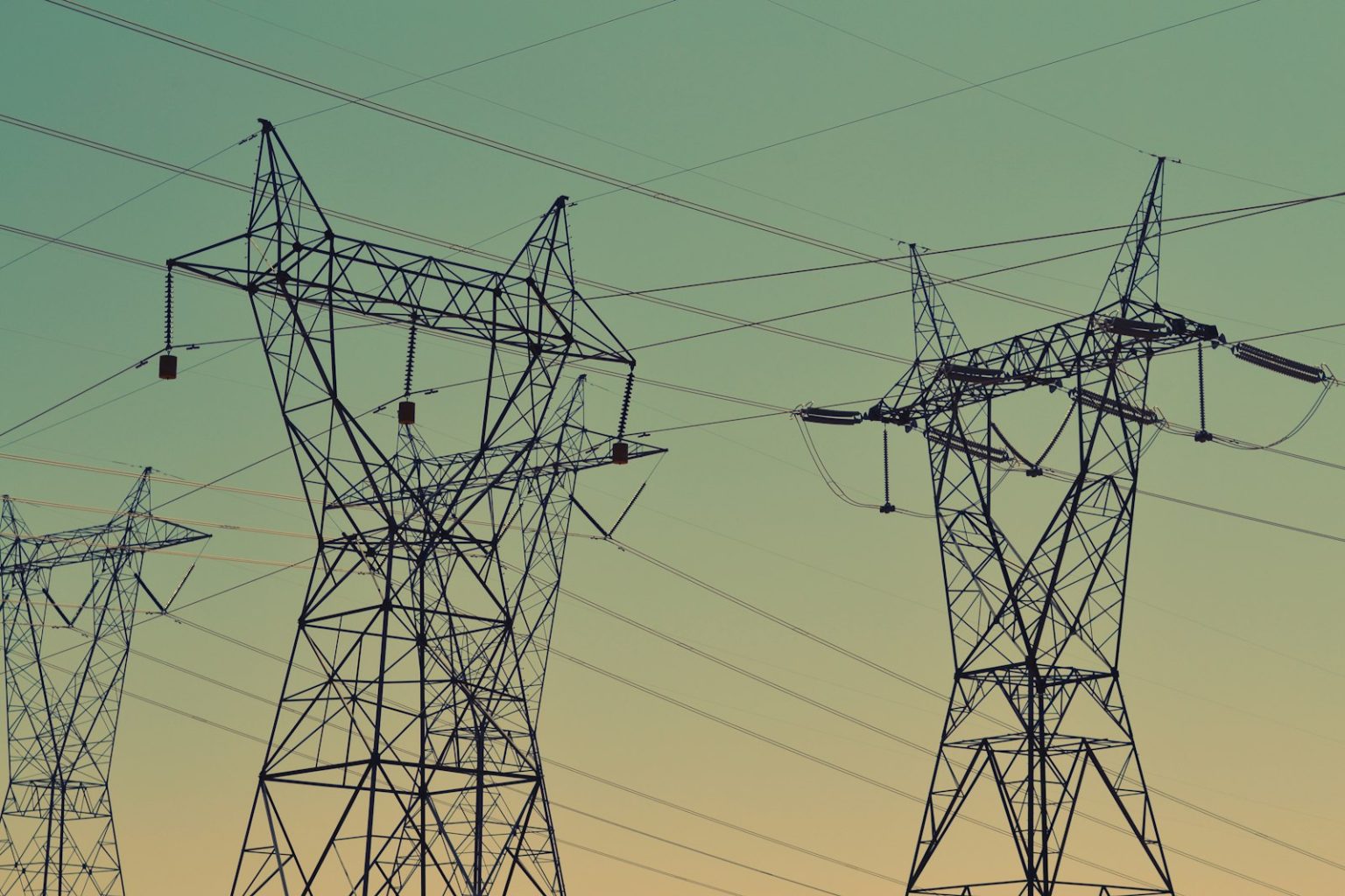 Electricity transmission towers