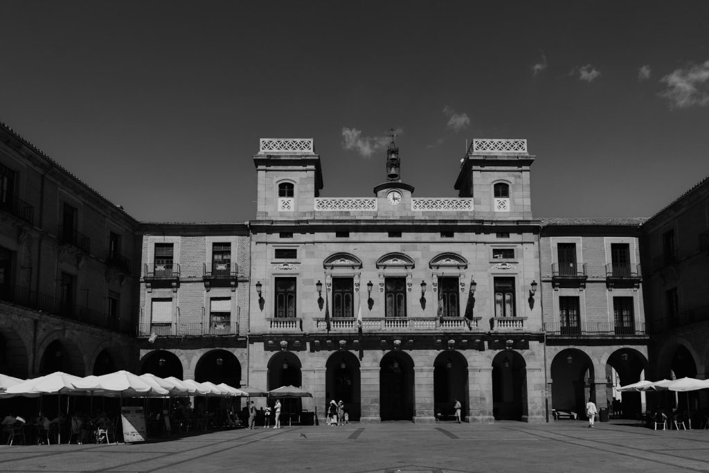 Government precinct with arched walkways