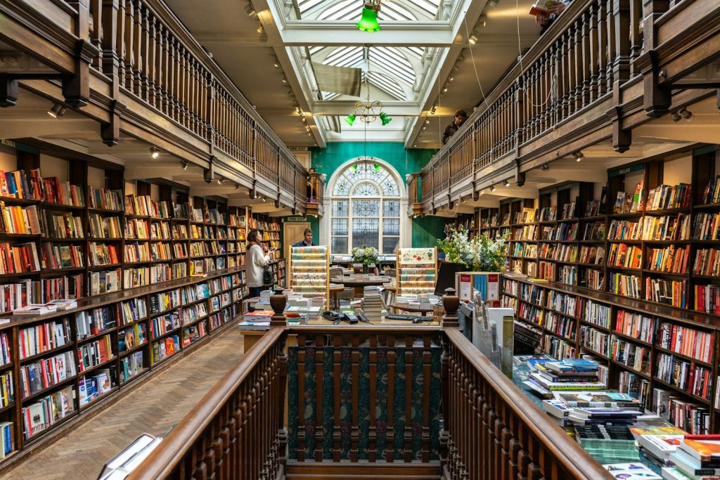 Public library interior